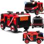 Imagem de Caminhão de Bombeiro Zippy Toys 12V Vermelho Mangueira Controle