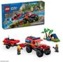 Imagem de Caminhão De Bombeiros 4X4 Com Barco De Resgate - Lego 60412