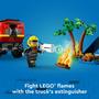 Imagem de Caminhão de bombeiros Toy LEGO City 4x4 com barco de resgate para crianças de 5 anos ou mais