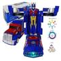 Imagem de Caminhão de Brinquedo Carrinho Vira Robô Transformers 2 em 1 Com Som e Luz a Pilha