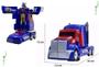 Imagem de Caminhão de Brinquedo Carrinho Vira Robô Transformers 2 em 1 Com Som e Luz a Pilha