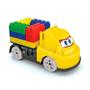 Imagem de Caminhão de Brinquedo Com Blocos de Montar Infantil Truck C/ 12 Bloco Monta Monta