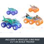 Imagem de Caminhão de brinquedo Hot Wheels Monster Trucks em escala 1:64 com plataformas grandes