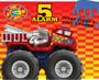 Imagem de Caminhão de brinquedo Hot Wheels Monster Trucks Twisted Tredz escala 1:43