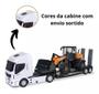 Imagem de Caminhão De Brinquedo Miniatura Iveco Trator Escavadeira