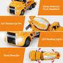 Imagem de Caminhão de brinquedo RC Cement Mixer DOUBLE E Mack licenciado com luzes