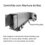 Imagem de Caminhão de Brinquedo Realista Iveco com Baú que Abre