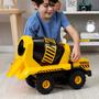 Imagem de Caminhão de Brinquedo Tonka Steel Classics Mighty Cement Mixer Amarelo