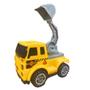 Imagem de Caminhão De Construção Amarelo Com Fricção E Escavadeira 000982 - Shiny Toys
