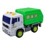 Imagem de Caminhão de Fricção Coleta de Lixo com Luz e Som  Verde - Dm Toys