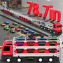 Imagem de Caminhão de Transporte Toy Ci Vetch com 24 Carros de Metal - Brinquedo para Meninos (3 a 7 anos)