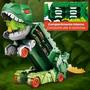 Imagem de Caminhão Dinossauro Pista de Carrinho Infantil Maleta para 18 Carrinhos