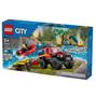 Imagem de Caminhão dos Bombeiros 4x4 com Barco de Resgate Lego City
