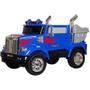 Imagem de Caminhão Elétrico Infantil Transformer 12v com 2  Motores e Controle Remoto Azul