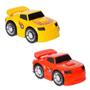Imagem de Caminhão Falcon Cegonheira Com Dois Mini Carros Usual Plastic Brinquedos - Ref. 163