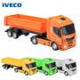 Imagem de Caminhão Iveco Caçamba + Trator Carregadeira Case Miniatura