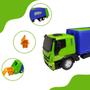Imagem de Caminhão Iveco Miniatura de Brinquedo Coletor de Lixo
