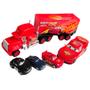 Imagem de Caminhão Mack Hauler + 4 Carrinhos Mcqueen Carros Disney