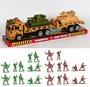 Imagem de Caminhão militar tanque blindado guerra soldadinho plástico boneco