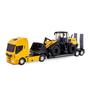 Imagem de Caminhão Plataforma com Carregadeira New Holland 1:26 Usual - Usual Brinq