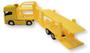 Imagem de Caminhão Scania V8 R730 Cegonha 1:64 Welly Amarelo