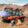 Imagem de Caminhões de dinossauro com controle remoto e brinquedos para crianças e meninos de 3 a 12 anos