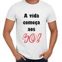 Imagem de Camisa A Vida Começa Aos 40