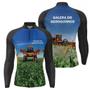 Imagem de Camisa Agropecuaria Proteção UV Galera Do Agro Camiseta Agroquímica Poliéster Blusa Térmica