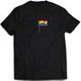 Imagem de Camisa bandeira LGBTQIA+ Camiseta Lgbt Pride love good vibes