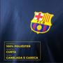 Imagem de Camisa Barcelona Turin Masculina Azul Marinho Tecido Macio