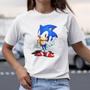 Imagem de Camisa Básica Super Sonic  Adventure Ouriço Azul Game Online