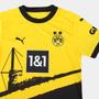 Imagem de Camisa Borussia Dortmund Home 23/24 s/nº Torcedor Puma Feminina