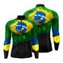 Imagem de Camisa Brasil Camiseta Blusa De Pesca Brasil Proteção Uv50  CBRA1