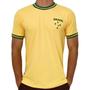 Imagem de Camisa Brasil Nações Algodão Amarela - Masculino