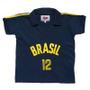 Imagem de Camisa Brasil Vôlei 1984 Liga Retrô Infantil  Azul Marinho 6