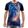 Imagem de Camisa Camiseta Animais Corujas Misticas Aves Noturnas HD 2