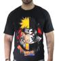 Imagem de Camisa Camiseta Anime Naruto Algodão Unissex Adulto Infantil Kakashi Itachi Madara