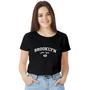 Imagem de Camisa Camiseta BabyLook Feminina T-shirt 100% Algodão Brooklyn New york Usa