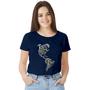 Imagem de Camisa Camiseta BabyLook Feminina T-shirt 100% Algodão Mapa mundo Países Cidades