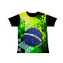 Imagem de Camisa Camiseta Blusa Brasil Infantil Esportes Criança Bola