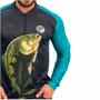 Imagem de Camisa Camiseta de Pesca Masculina Com Proteção Uv Peixe Tambaqui Blusa Para Pescaria Lançamento
