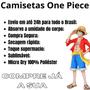 Imagem de Camisa Camiseta Design One Piece Personagens 100% Poliéster