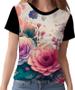 Imagem de Camisa Camiseta Estampa Art Floral Flor Natureza Florida 12