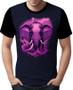 Imagem de Camisa Camiseta Estampada Elefante Pink Animais Grandes 2