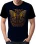 Imagem de Camisa Camiseta Estampada Steampunk Borboleta Tecnovapor 5