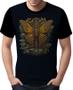 Imagem de Camisa Camiseta Estampada Steampunk Borboleta Tecnovapor 6