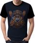 Imagem de Camisa Camiseta Estampada Steampunk Coruja Tecnovapor 4