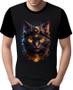 Imagem de Camisa Camiseta Estampada Steampunk Gato Face Tecnovapor 2