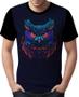 Imagem de Camisa Camiseta Estampada T-shirt Face Coruja Neon Ave 2