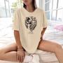 Imagem de Camisa Camiseta Feminina Estampada Medicina Veterinaria 100% Algodão Fio 30.1 Penteado